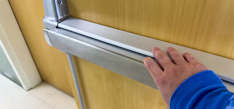 Installing a Push Bar on a Door Pontiac